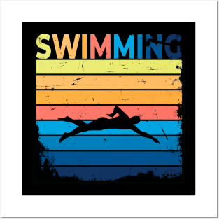 Swimming Vintage Posters and Art